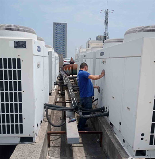 临河中央空调制热和不制冷系统维修方法